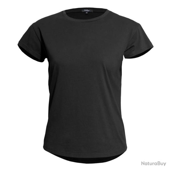 T-shirt femme Pentagon Whisper en coton biologique fil� - Noir / M