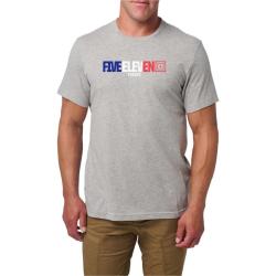 T-shirt France 5.11 Tactical graphique Five Eleven polycoton - Gris chin&eacute; / S