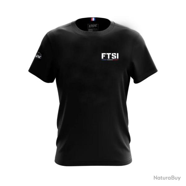 T-shirt imprim� FTSI col rond jersey 80 % coton et 20 % - Autre / XL