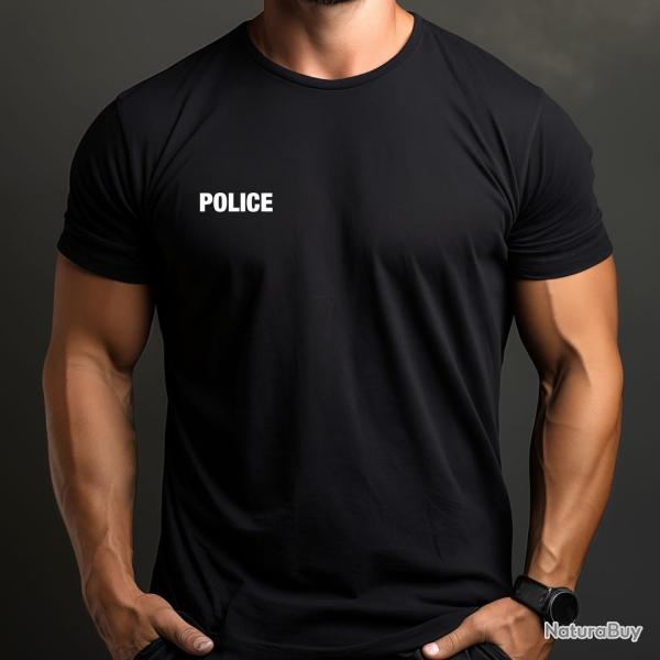 T-shirt imprim� Patrol Equipement marquage Police 100% coton - Autre / L