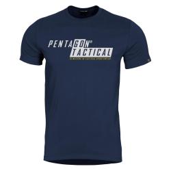 T-shirt imprim&eacute; Pentagon Ageron Go Tactical en coton ring-spun - Bleu nuit / S