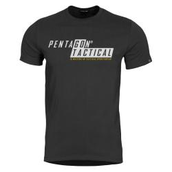T-shirt imprim&eacute; Pentagon Ageron Go Tactical en coton ring-spun - Noir / M
