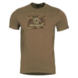 T-shirt imprim&eacute; Pentagon Ageron Spot Camo coton 190 g/m&sup2; - Coyote / XS