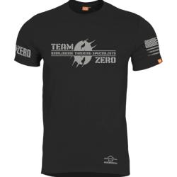 T-shirt imprim&eacute; Pentagon Ageron Zero Edition coton ring-spun - Noir / M
