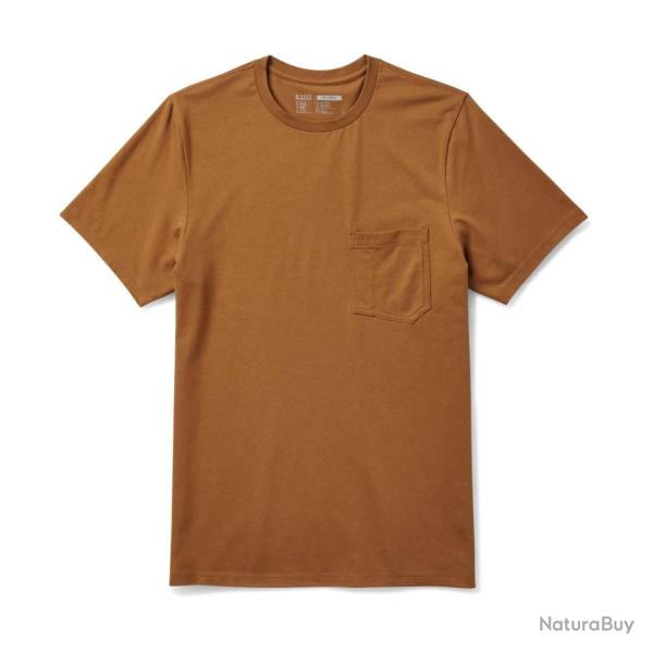 T-shirt Keystone 5.11 Tactical en jersey 100 % coton - Brown Duck / XL / Regular