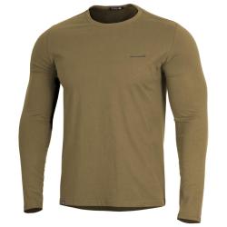 T-shirt manches longues Pentagon Ageron 2.0 coton ring-spun - Coyote / XL