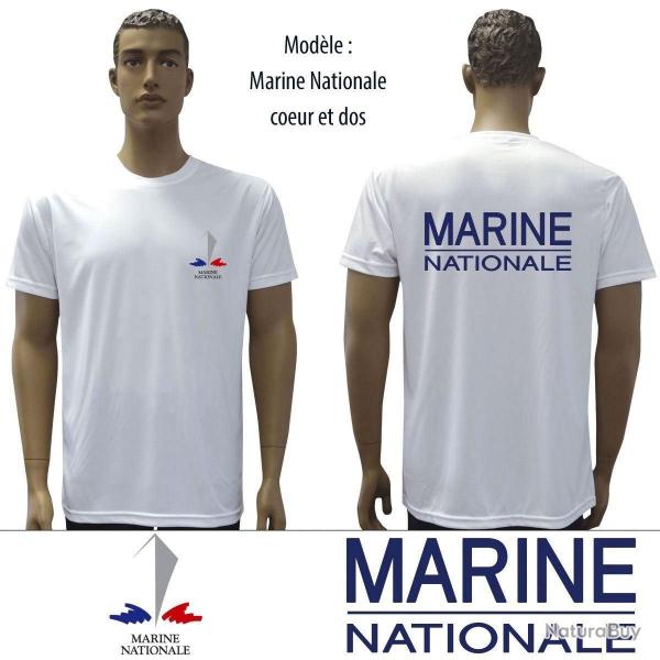 T-shirt Patrol Equipement Cooldry 100 % polyester s�rigraphi� - Blanc / S