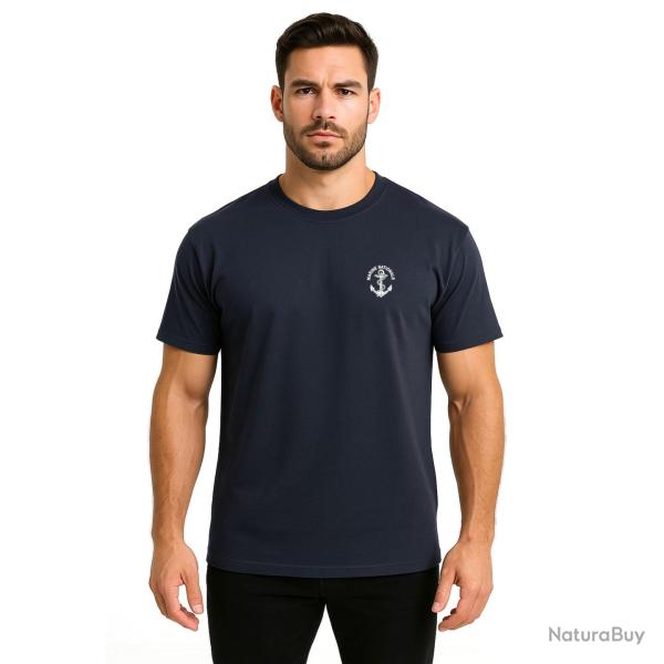 T-shirt Patrol Equipement Cooldry 140 g/m� maille respirante - Bleu marine / S / Mn ancre blanc
