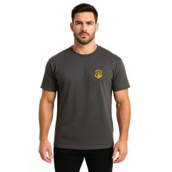 T-shirt Patrol Equipement Cooldry 140 g/m&sup2; maille respirante - Gris / L / Tdm jaune