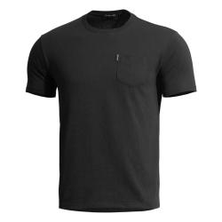 T-shirt Pentagon Ageron &agrave; poche poitrine en coton ring-spun - Noir / XS