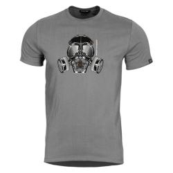 T-shirt Pentagon Ageron Gas Mask 190 g/m&sup2; coton fil&eacute; - Gris / M