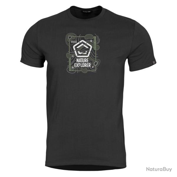 T-shirt Pentagon Ageron Nature Explorer en coton 190 g/m� - Noir / 3XL