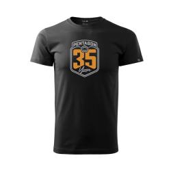 T-shirt Pentagon Prime Anniversary en coton fil&eacute; - Noir / L