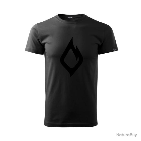 T-shirt Pentagon Prime Burn en coton fil� � l'anneau 190 g/m� - Noir / XL