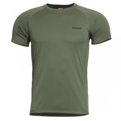 T-shirt technique Pentagon Bodyshock MK2 en polyester s&eacute;chage - Vert Olive / XL