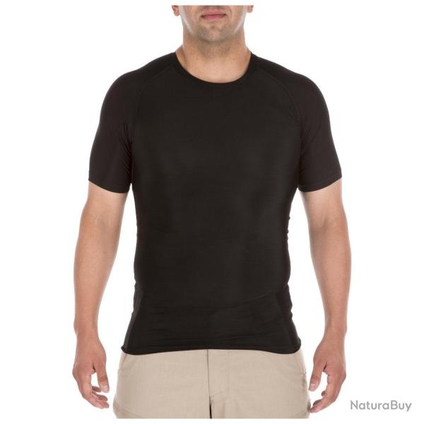 T-shirt Tight Crew 5.11 Tactical coutures Flatlock - Noir / XL