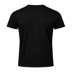 T-shirt uni 100% coton peign&eacute; 180 g/m&sup2; manches courtes - Noir / S