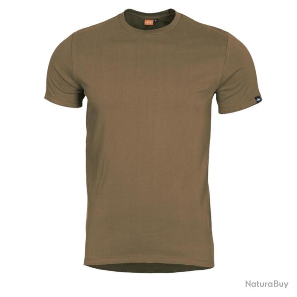T-shirt uni Pentagon Ageron en coton fil� � l'anneau 190 g/m� - Coyote / 4XL