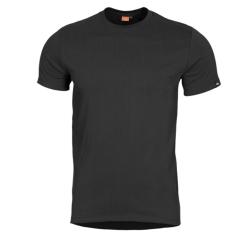 T-shirt uni Pentagon Ageron en coton fil&eacute; &agrave; l'anneau 190 g/m&sup2; - Noir / S