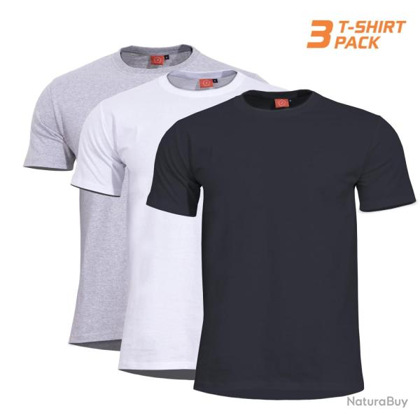 T-shirts Pentagon Orpheus en coton 150 g/m� coupe confort, lot de 3 - Triple Mix 1 / S
