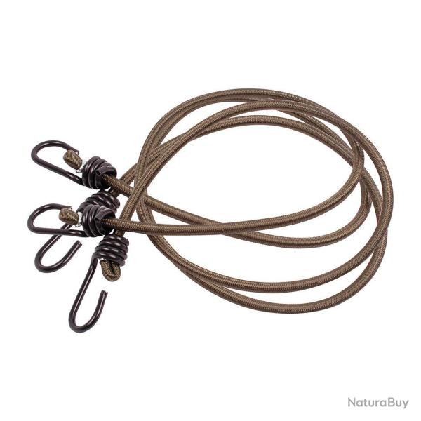 Tendeurs �lastiques Ares de 1 m en �me caoutchouc gaine, lot de 2 - Autre