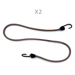 Tendeurs &eacute;lastiques OPEX c&acirc;ble 8 mm 100 cm crochets, lot de 2 - Autre