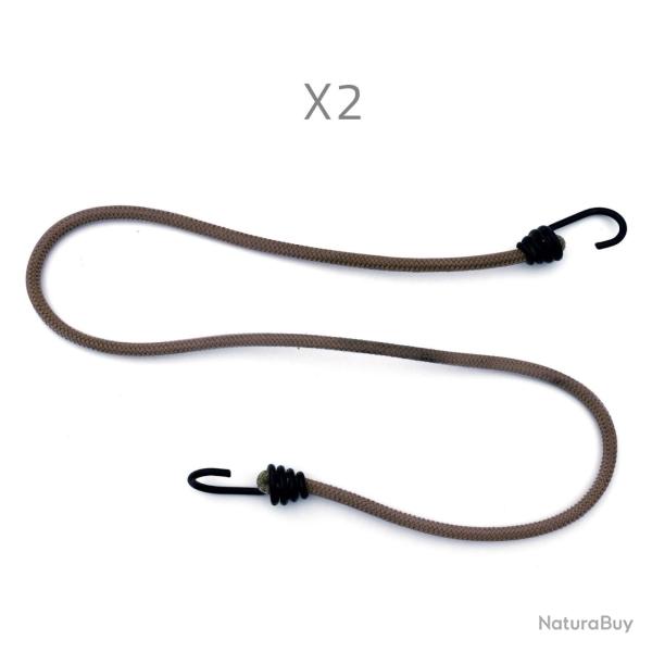 Tendeurs �lastiques OPEX c�ble 8 mm 100 cm crochets, lot de 2 - Autre