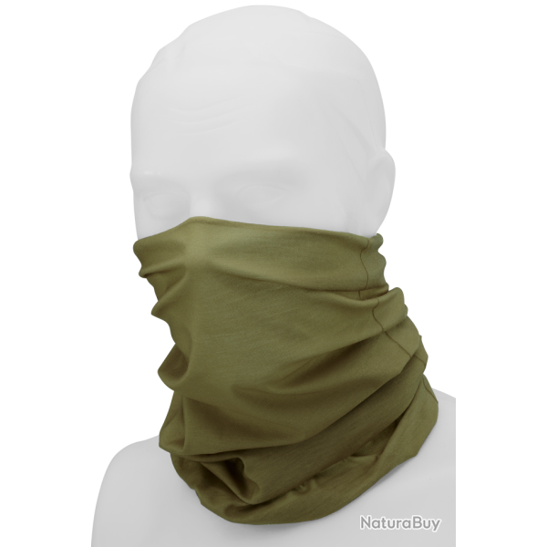 Tour de cou Brandit multifonction en polyester sans couture - Vert olive