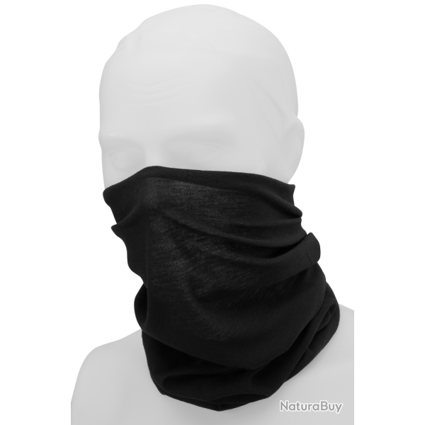 Tour de cou Brandit multifonction en polyester sans couture - Noir