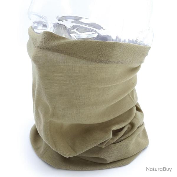 Tour de cou multifonctions en polyester microfibre 24 x 56 cm - Coyote