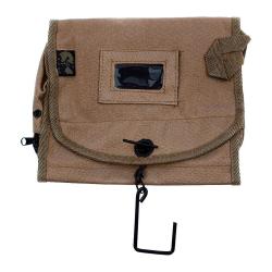 Trousse de toilette Ares TTOPS petit mod&egrave;le &agrave; suspendre - Coyote