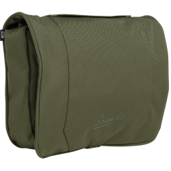 Trousse de toilette Brandit Large d&eacute;pliante miroir amovible - Vert olive