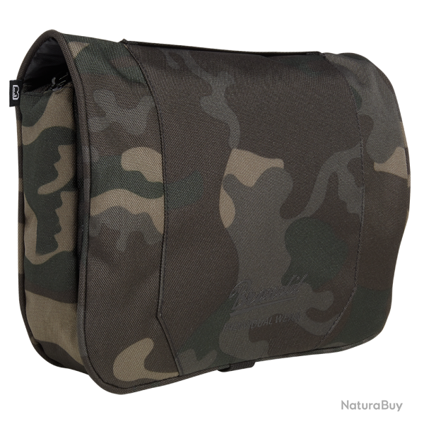 Trousse de toilette Brandit Large d�pliante miroir amovible - Dark Camo
