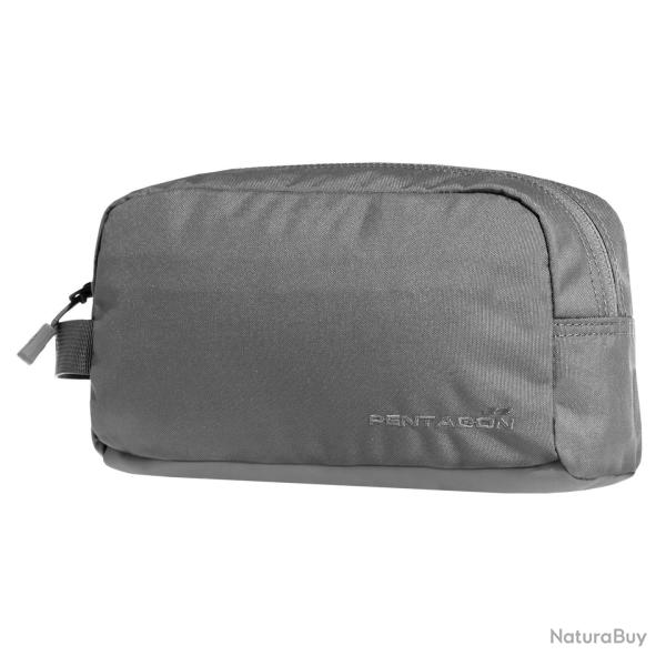 Trousse de toilette Pentagon Raw en polyester 600D - Gris loup