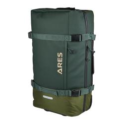 Valise &agrave; roulettes Ares Travel Case 50 L polyester 600D - Vert
