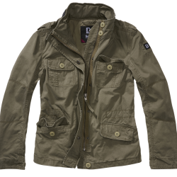 Veste Brandit Britannia coupe femme en coton capuche dans - Vert olive / 3XL