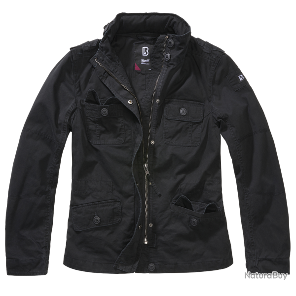 Veste Brandit Britannia coupe femme en coton capuche dans - Noir / 3XL