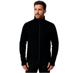 Veste chaude Artica Trek laine M&eacute;rinos 400 g/m&sup2; col montant - Noir / M