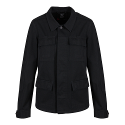 Veste chemise Brandit BDU coupe femme en serg&eacute; de coton - Noir / S