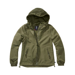 Veste coupe-vent Brandit coupe femme doublure filet respirante - Vert olive / 3XL