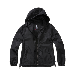 Veste coupe-vent Brandit coupe femme doublure filet respirante - Noir / 3XL