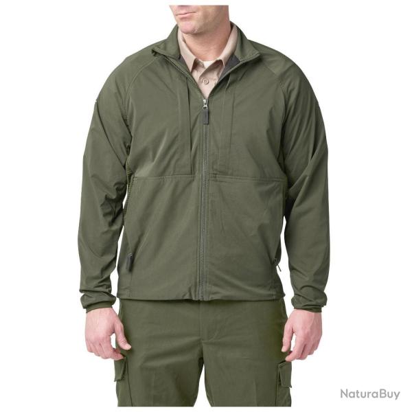Veste coupe-vent LT extensible 5.11 Tactical longueur service - Ranger Green / XL