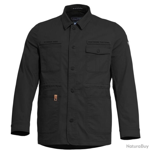 Veste de combat Pentagon Rogue Hero en twill coton-polyester - Noir / M
