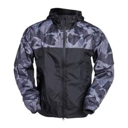 Veste de pluie Ares coupe-vent respirant &agrave; fermetures &eacute;tanches - Noir / XL