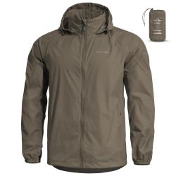 Veste de pluie homme Pentagon Cloudburst compactable nylon - RAL7013 / L