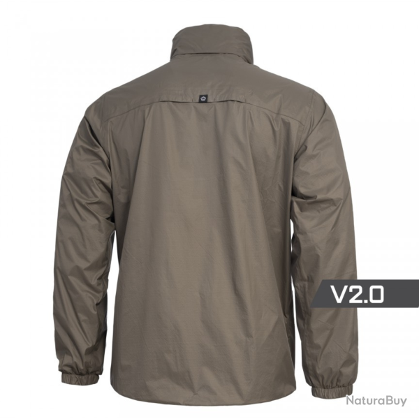 Veste de pluie Pentagon Atlantic 2.0 nylon ripstop d�perlant - Noir / 3XL