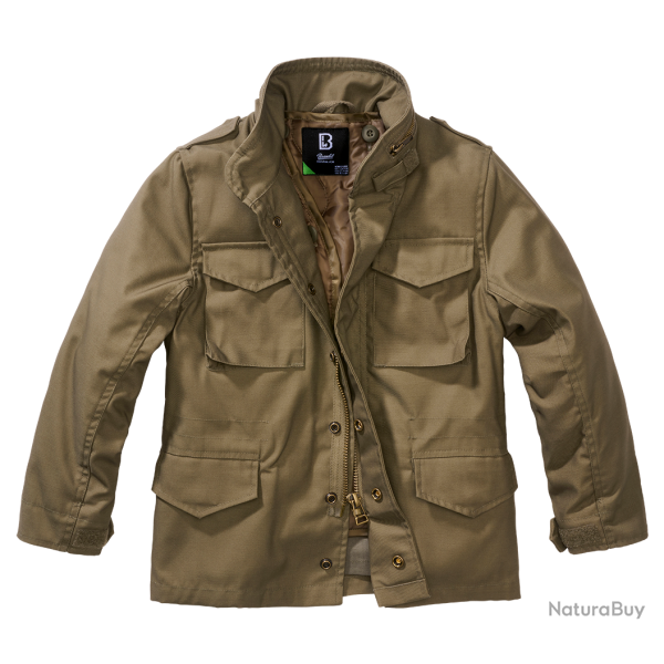Veste enfant Brandit M65 Classic polycoton d�perlant - Vert olive / 170/176 cm
