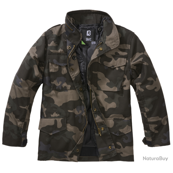 Veste enfant Brandit M65 Classic polycoton d�perlant - Dark Camo / 170/176 cm