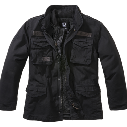 Veste enfant Brandit M65 Giant coton doublure amovible six - Noir / 134/140 cm