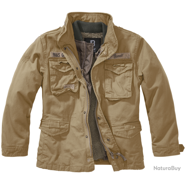 Veste enfant Brandit M65 Giant coton doublure amovible six - Camel / 146/152 cm